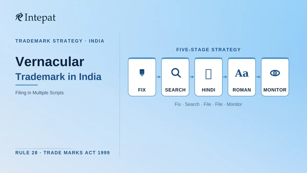 Vernacular Trademark in India: Filing in Multiple Scripts